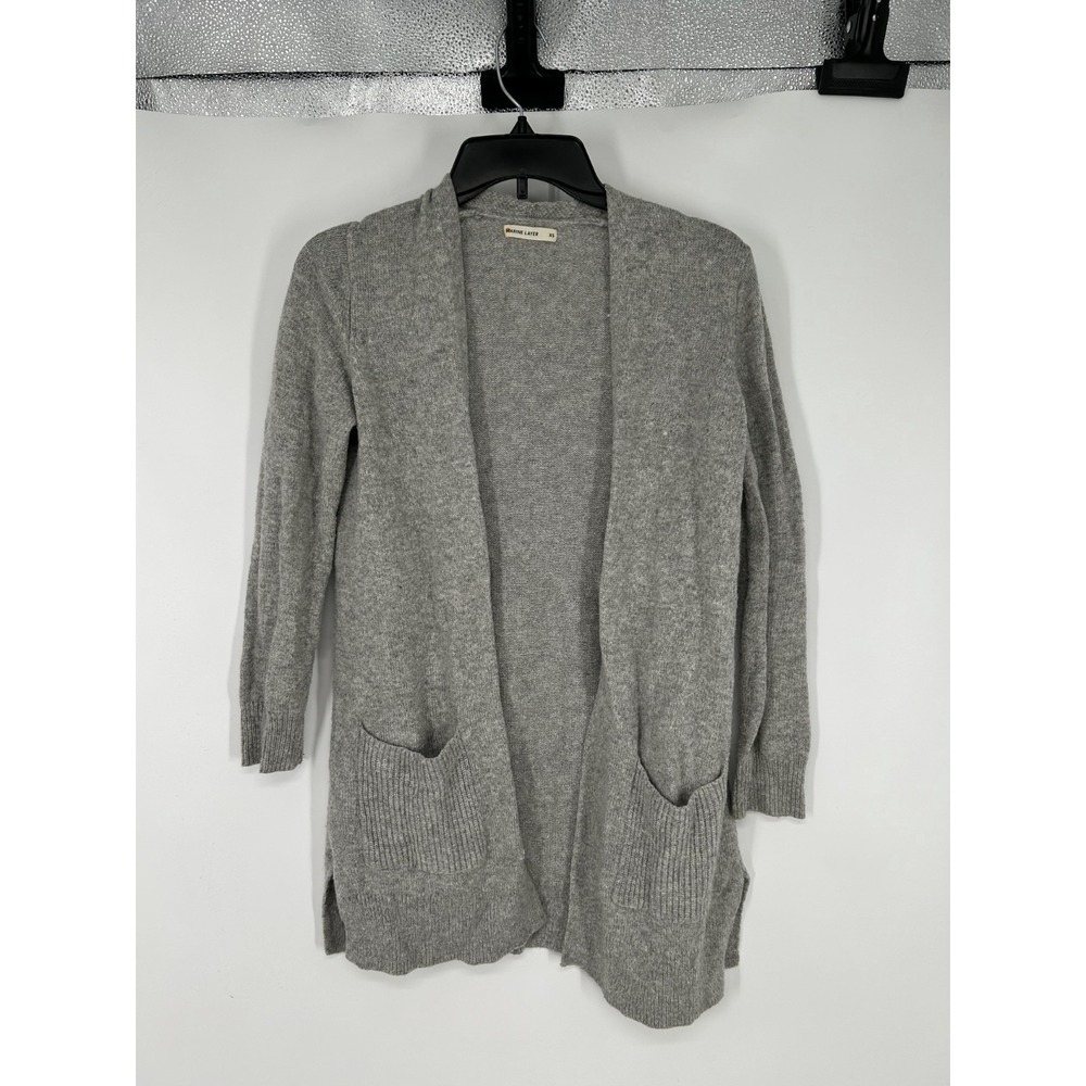 Marine Layer Cabin‎ Cardigan Sweater Womens XS Cashmere Long Sleeve Open Front